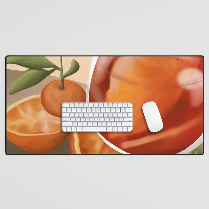 Tangerine Dream Desk Mat Gallery Image 1