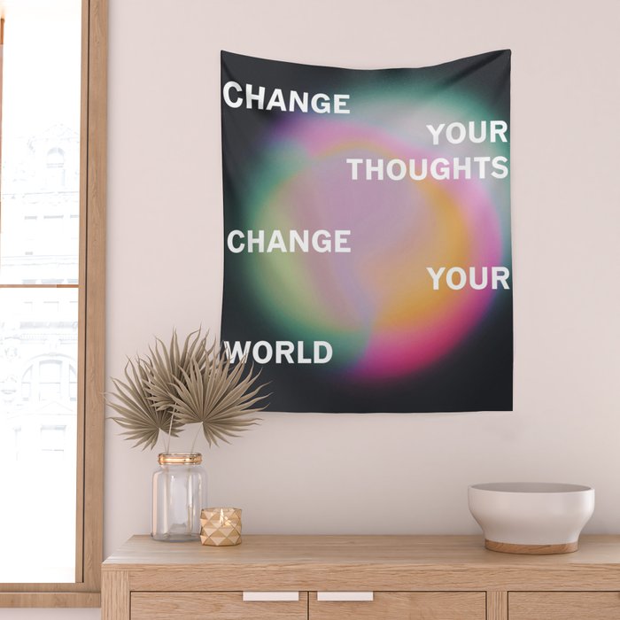 Change Your World Wall Tapestry Gallery Image 2