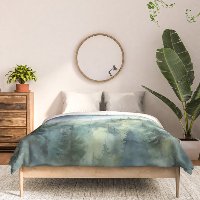 Treetops in the Mist Comforter Gallery Image 3