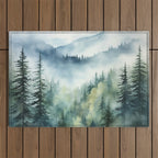 Treetops in the Mist Outdoor Rug Gallery Image 1