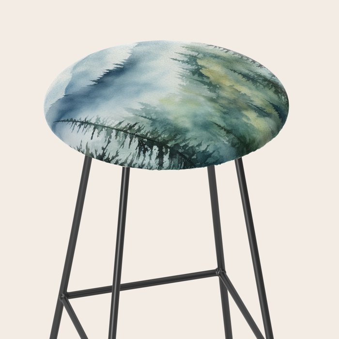 Treetops in the Mist Stool Gallery Image 2