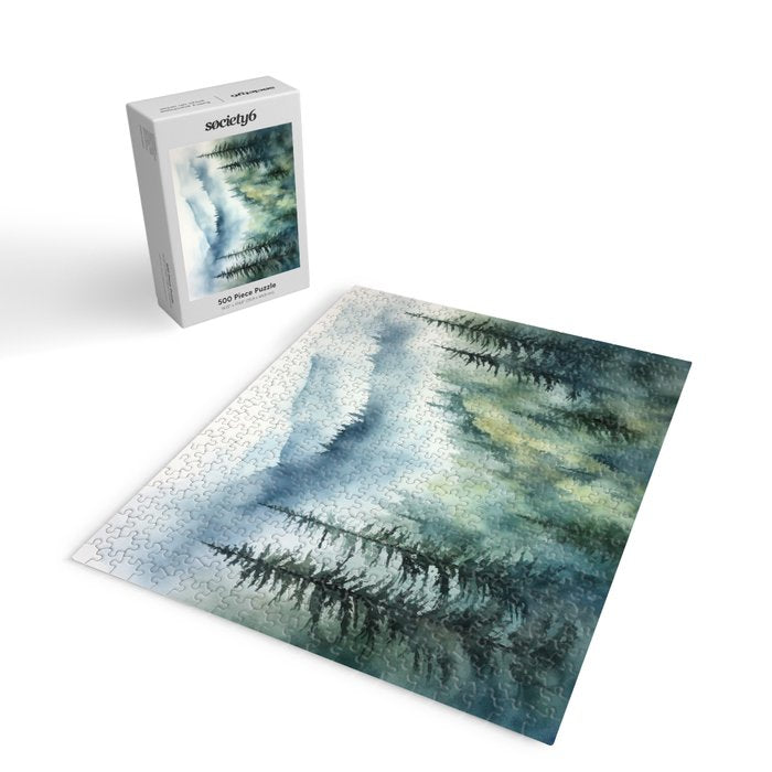 Treetops in the Mist Jigsaw Puzzle Gallery Image 2