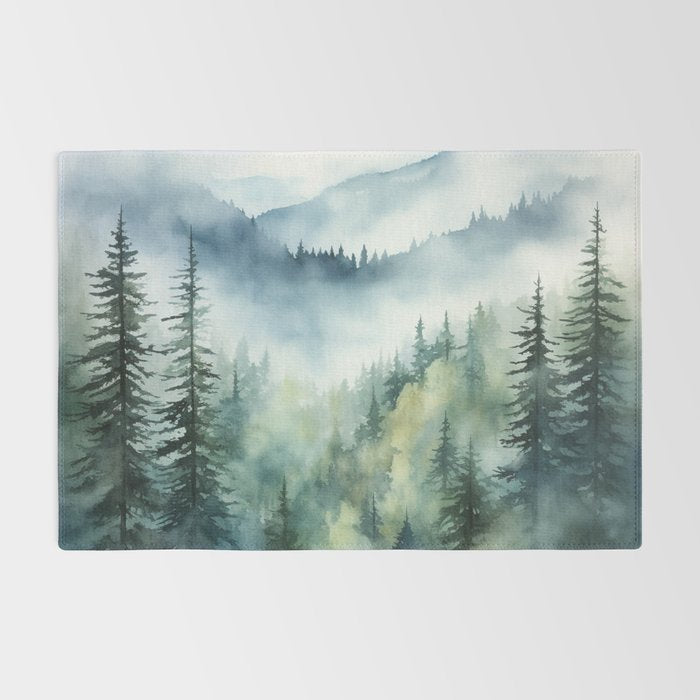 Treetops in the Mist Rug Gallery Image 2