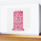 Hawa Mahal - Pink Palace of Jaipur, India Wall Mural Gallery Image 2