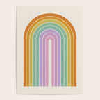 Gradient Arch XV Tropical Mid Century Modern Rainbow Poster Gallery Image 4