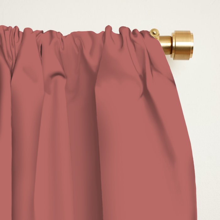 Minimal Arch LII Rose Modern Geometric Lines Window Curtain Gallery Image 2