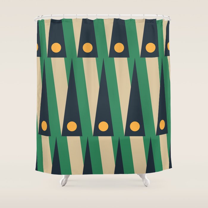 BAUHAUS POP PRAGUE Shower Curtain Gallery Image 1