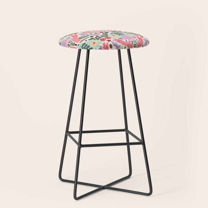 Folk Flora - Liberty Stool Gallery Image 1