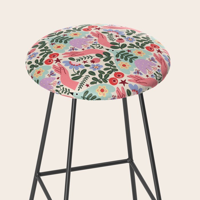 Folk Flora - Liberty Stool Gallery Image 2
