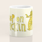 keep on truckin surfy snail // retro surf art by surfy birdy Coffee Mug Gallery Image 4
