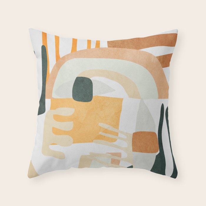 Abstract Art 10 Throw Pillow Gallery Image 1