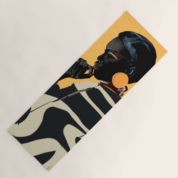 Girl Portrait 32 Yoga Mat Gallery Image 1