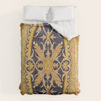 Antique French Savonnerie Aubusson Rug Print Duvet Cover Gallery Image 6