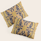 Antique French Savonnerie Aubusson Rug Print Pillow Sham Gallery Image 3