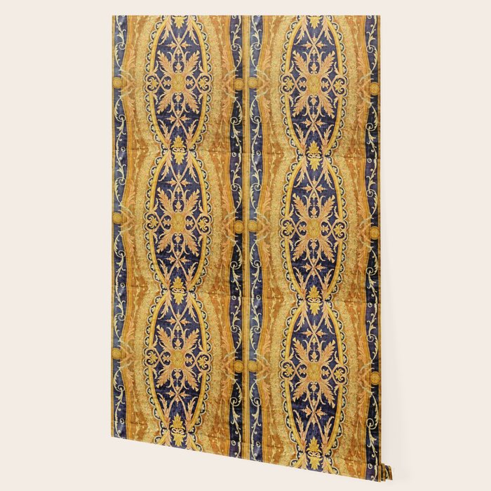 Antique French Savonnerie Aubusson Rug Print Wallpaper Gallery Image 2