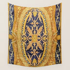 Antique French Savonnerie Aubusson Rug Print Wall Tapestry Gallery Image 4