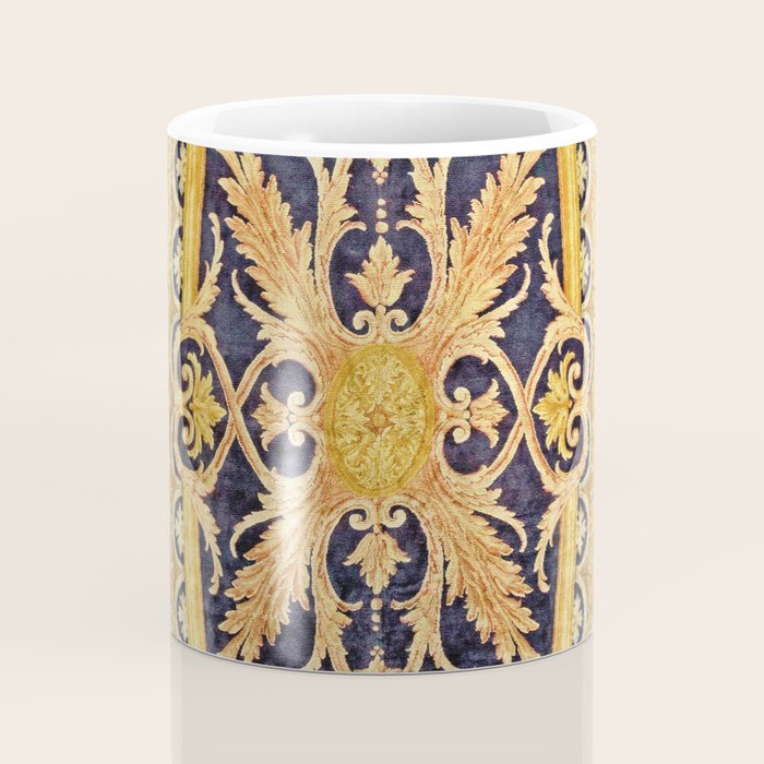 Antique French Savonnerie Aubusson Rug Print Coffee Mug Gallery Image 4
