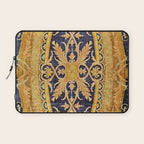 Antique French Savonnerie Aubusson Rug Print Laptop Sleeve Gallery Image 1