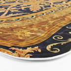 Antique French Savonnerie Aubusson Rug Print Bath Mat Gallery Image 3