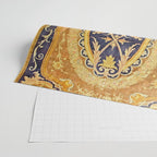 Antique French Savonnerie Aubusson Rug Print Wrapping Paper Gallery Image 2