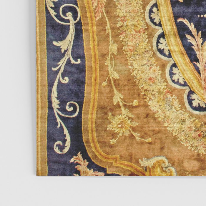 Antique French Savonnerie Aubusson Rug Print Poster Gallery Image 3