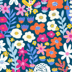 Boho Summer Colorful Flower Meadow Coffee Mug Gallery Image 2