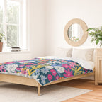 Boho Summer Colorful Flower Meadow Duvet Cover Gallery Image 2