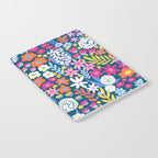 Boho Summer Colorful Flower Meadow Notebook Gallery Image 2