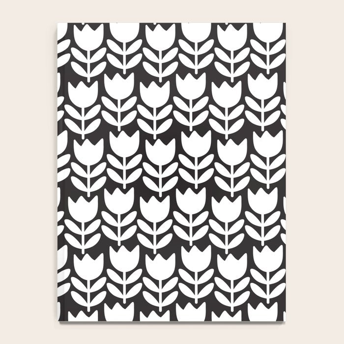 Tulip - Black & White  Notebook Gallery Image 4