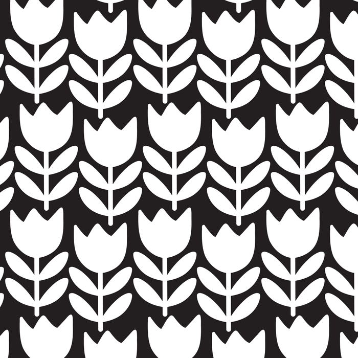 Tulip - Black & White  Coffee Mug Gallery Image 2