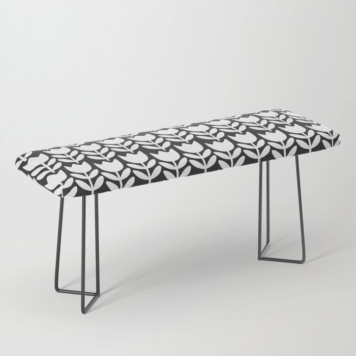 Tulip - Black & White  Bench Gallery Image 1