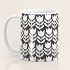 Tulip - Black & White  Coffee Mug Gallery Image 3