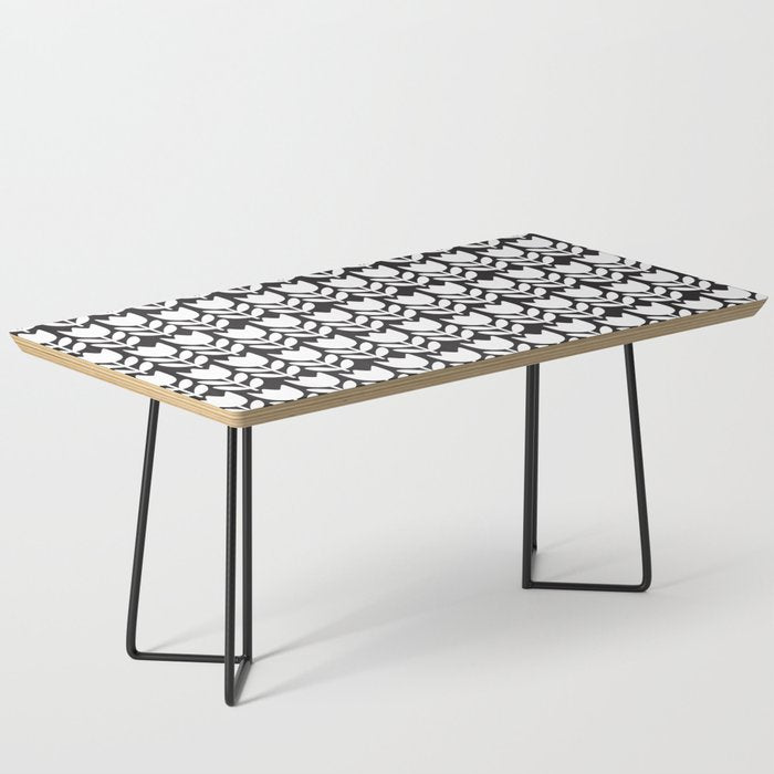 Tulip - Black & White  Coffee Table Gallery Image 1