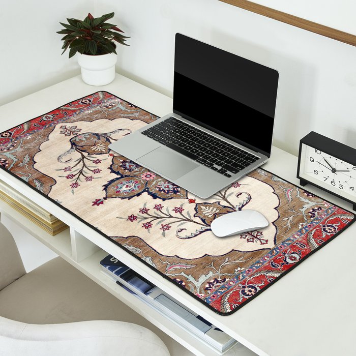 Khoy  Antique Azerbaijan Persian Rug Print Desk Mat Gallery Image 2
