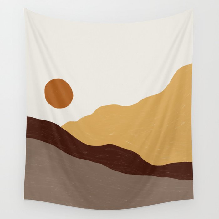Acrylic Landscape #3 Wall Tapestry Gallery Image 4