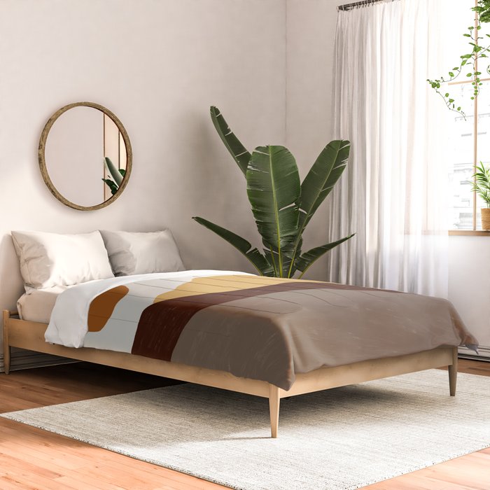 Acrylic Landscape #3 Comforter Gallery Image 2