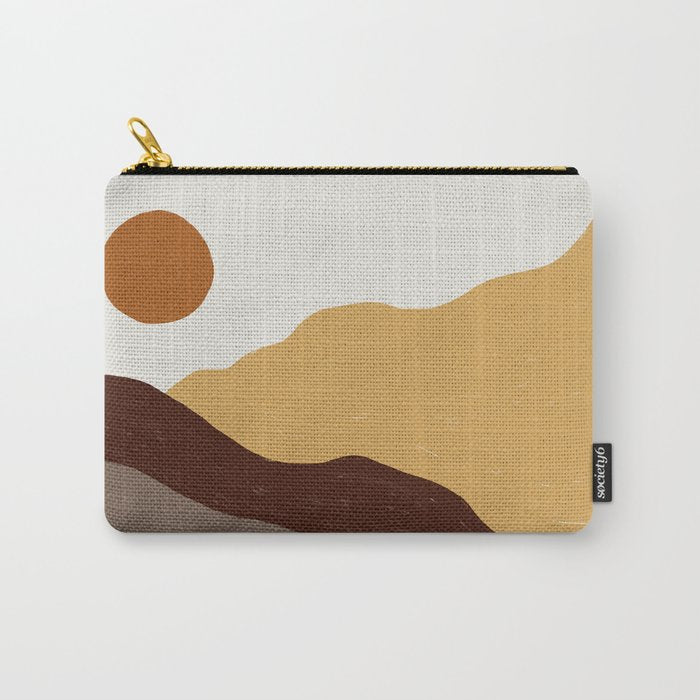 Acrylic Landscape #3 Carry All Pouch Gallery Image 1