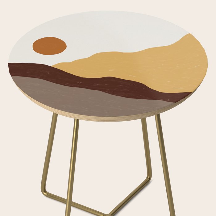 Acrylic Landscape #3 Side Table Gallery Image 2