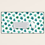 St. Patrick's Day Shamrocks Desk Mat Gallery Image 1