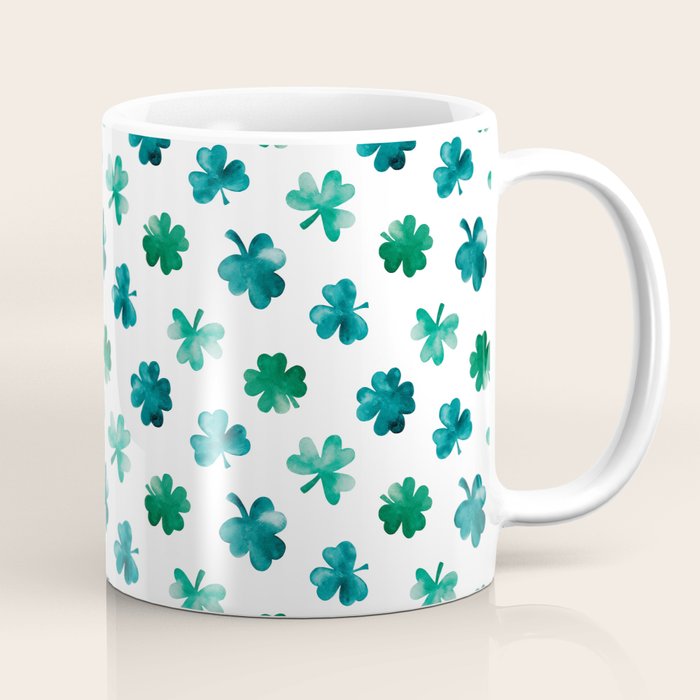 St. Patrick's Day Shamrocks Coffee Mug Gallery Image 1