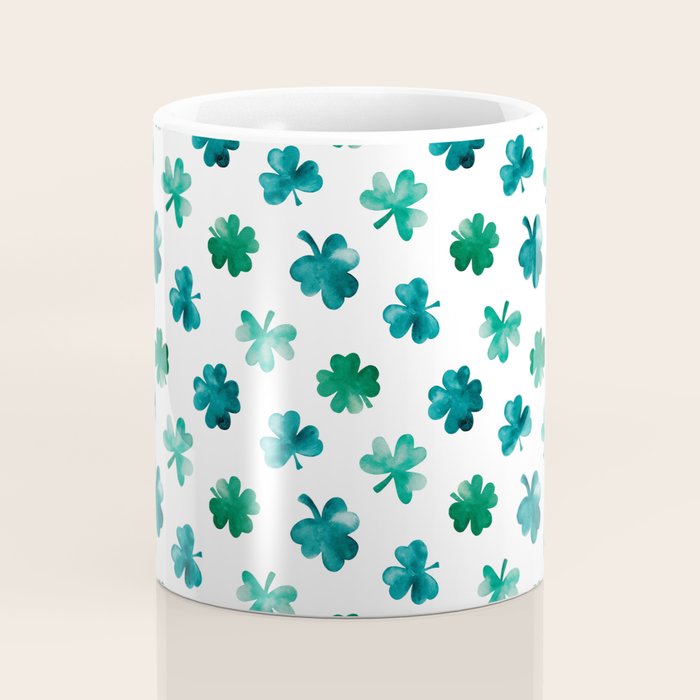 St. Patrick's Day Shamrocks Coffee Mug Gallery Image 4