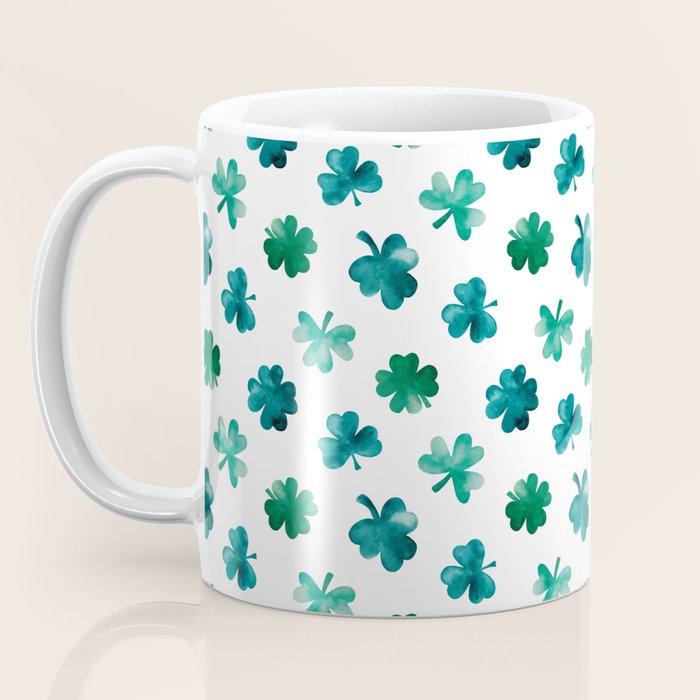 St. Patrick's Day Shamrocks Coffee Mug Gallery Image 3