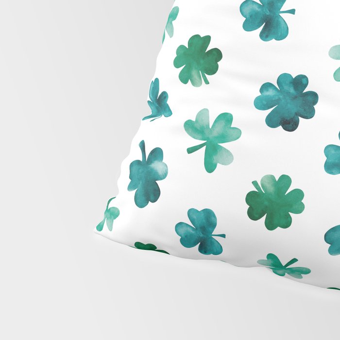 St. Patrick's Day Shamrocks Pillow Sham Gallery Image 4