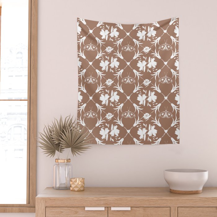 Bohemian Moth Haven  Wall Tapestry Gallery Image 2