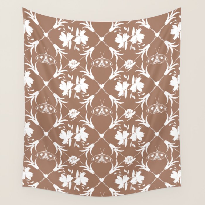 Bohemian Moth Haven  Wall Tapestry Gallery Image 1