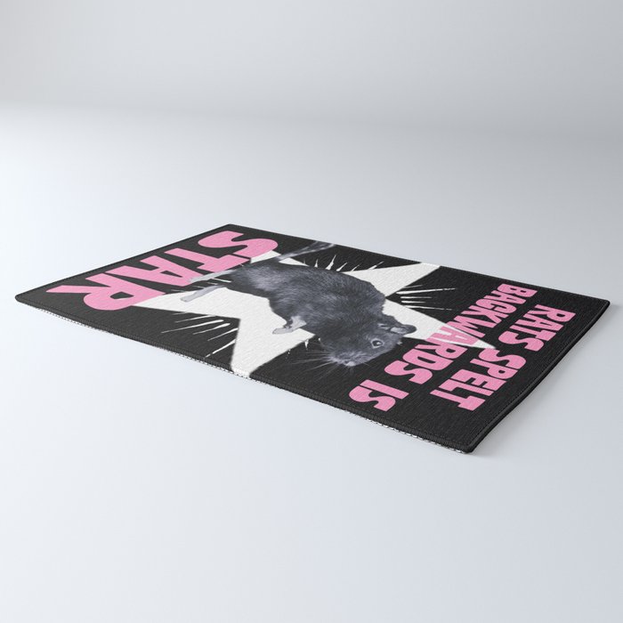 Rats spelt backwards is STAR Rug Gallery Image 3