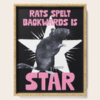 Rats spelt backwards is STAR Serving Tray Gallery Image 1