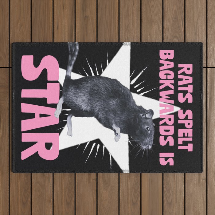 Rats spelt backwards is STAR Outdoor Rug Gallery Image 1