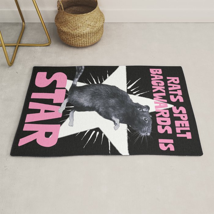 Rats spelt backwards is STAR Rug Gallery Image 1
