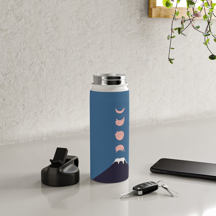 Cat Landscape 73 Water Bottle Gallery Image 4